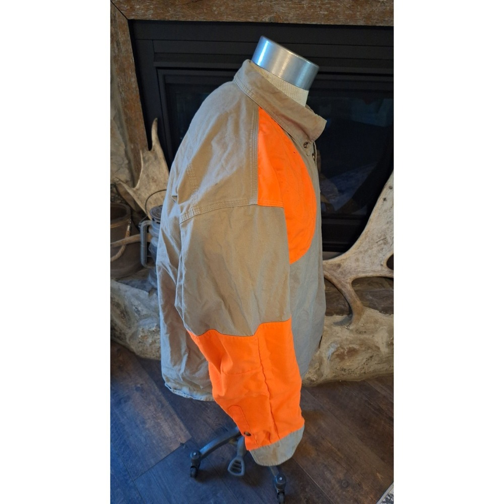 CABELA'S PHEASANTS FOREVER HUNTING SHIRT MENS BUTTON DOWN ORANGE TAN XL - Picture 5 of 8